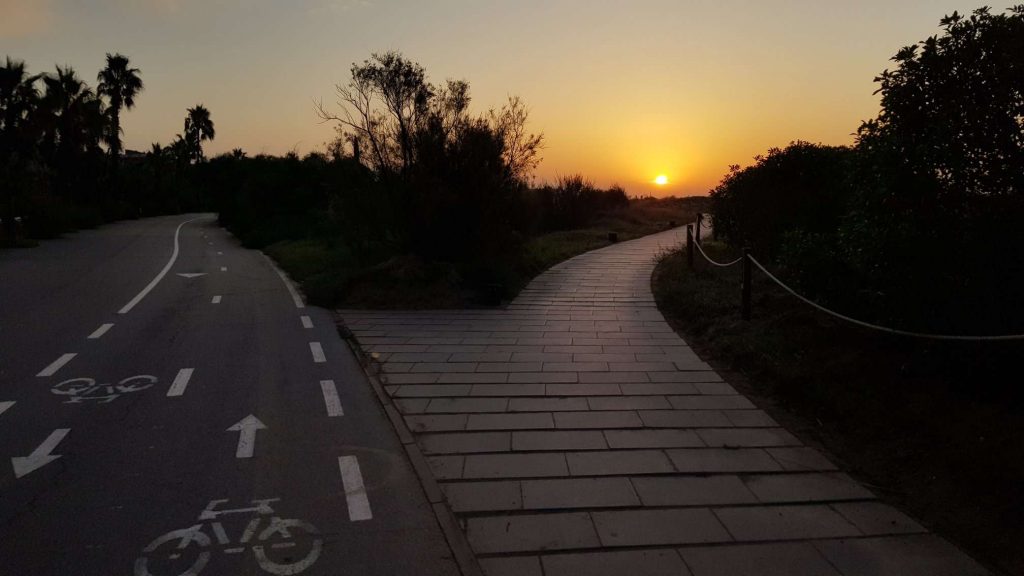 Sunset in Gava