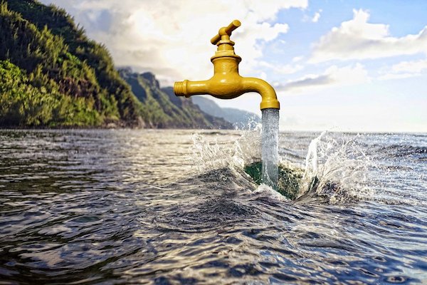 L'eau des oceans